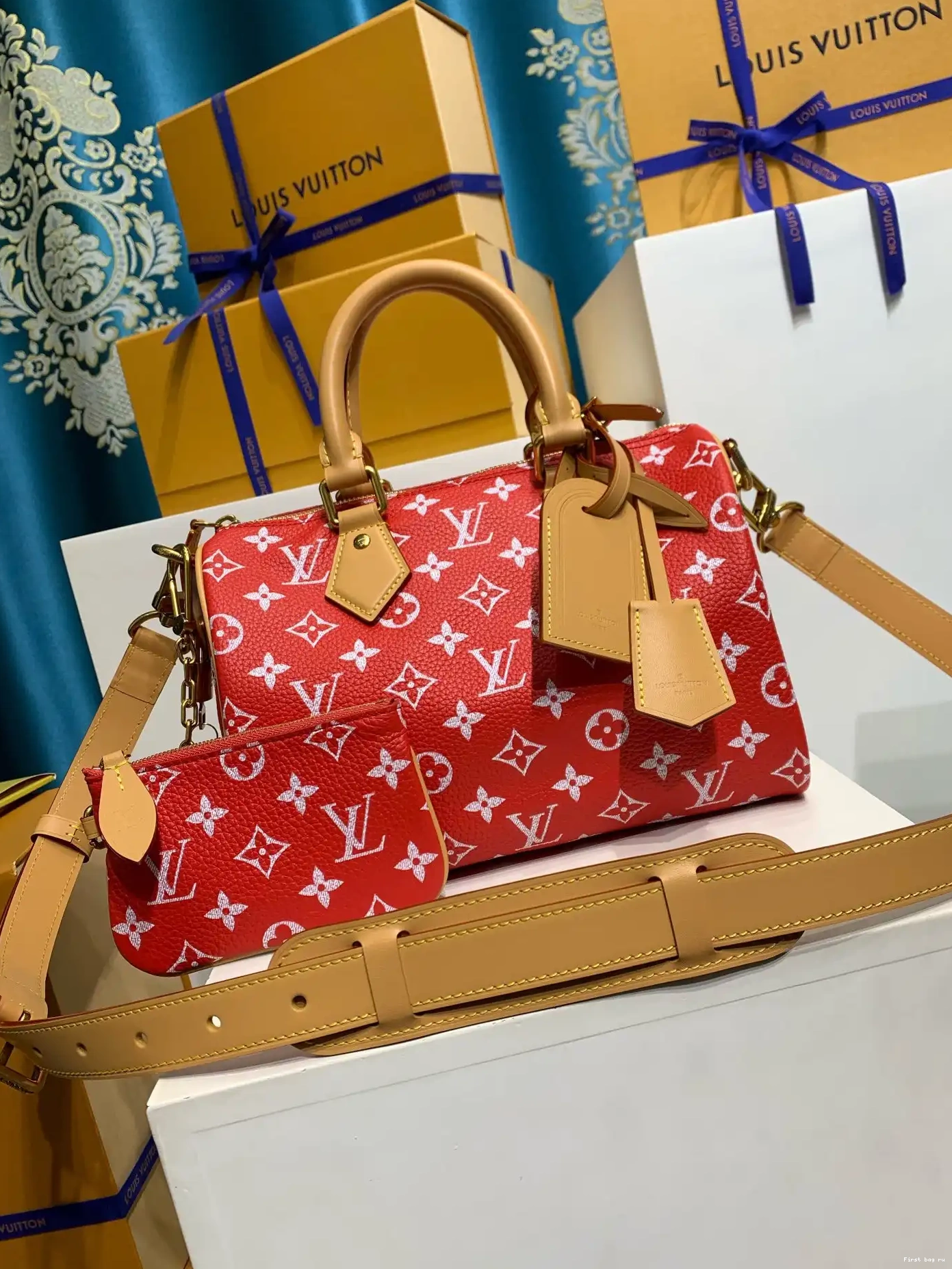 First bag ru VUITTON Speedy 25 LOUIS P9  Bandoulière 0707